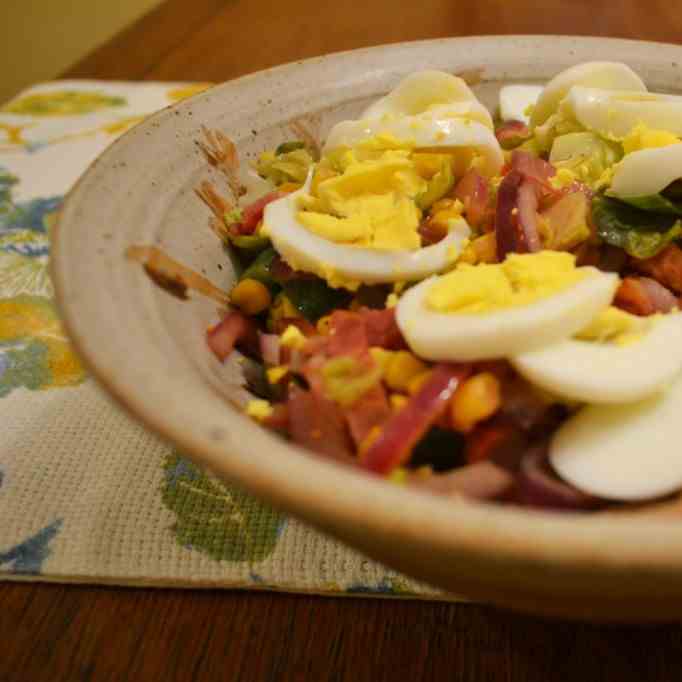 Warm Brussel Sprout Salad