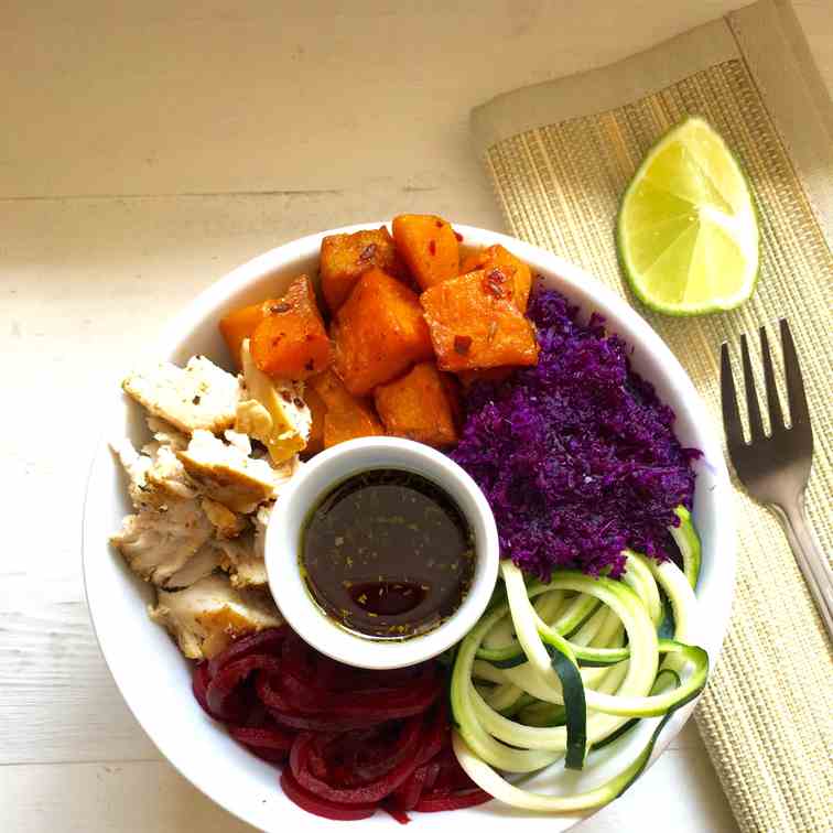 10 Minute Paleo Chicken, Sweet Potato - Zo