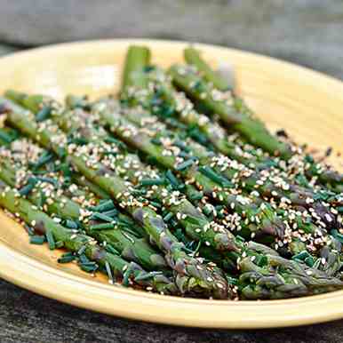 Asparagus with Asian Soy Vinaigrette