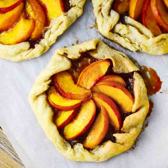 Bourbon Peach Galette