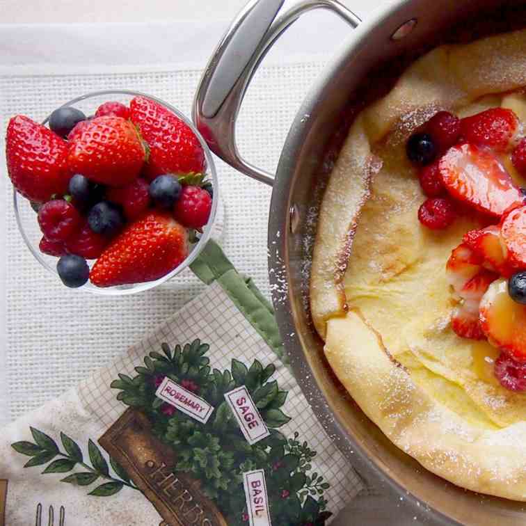 Spring oven pancakes