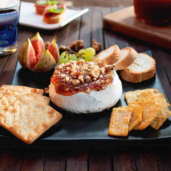 Baked Brie with Fig Jam