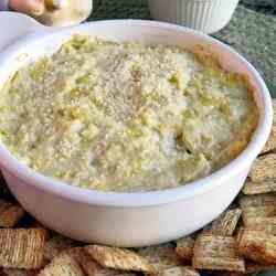 Healthy Warm Artichoke Dip