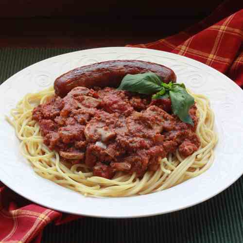 Spaghetti with Meat Sauce