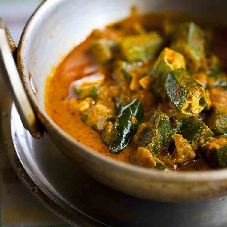 Coconut Okra Curry