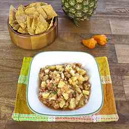 Fresh Pineapple Habanero Salsa