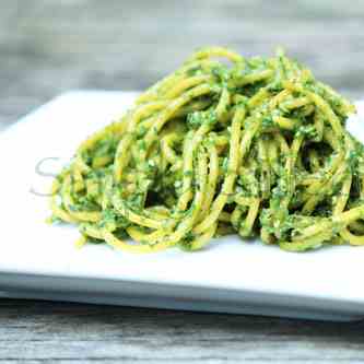 Kale and basil pesto