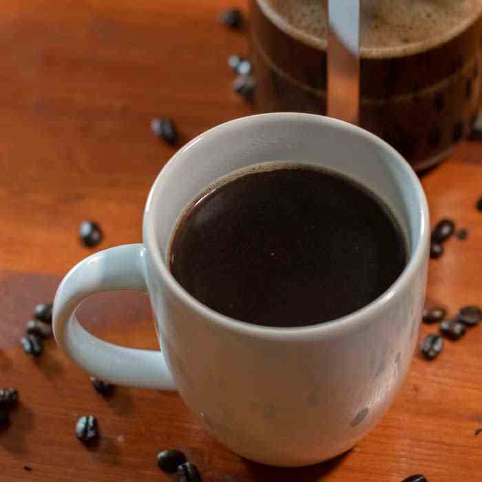 Making Coffee in a French Press