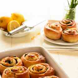 Smoked Salmon And Cream Cheese Chelsea Bun