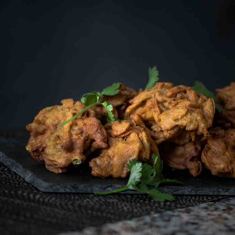 Crispy Onion Bhajis