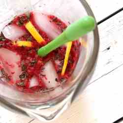 Raspberry & Lime Soda Lemonade