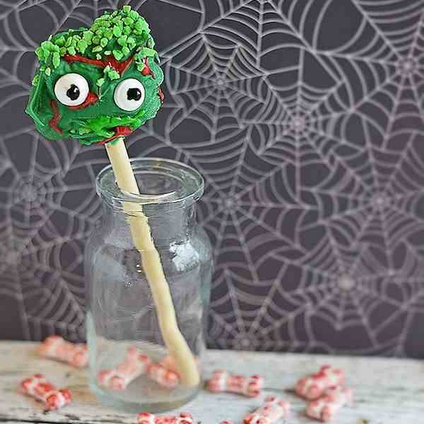 Zombie Cake Pops