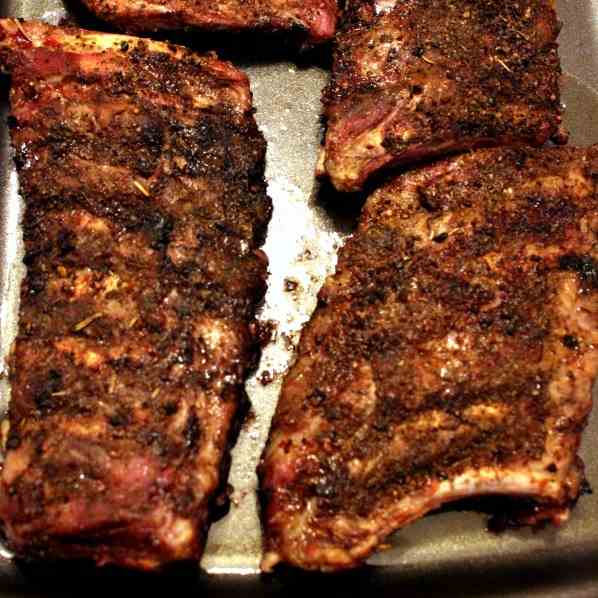 Slow roasted Pork Ribs