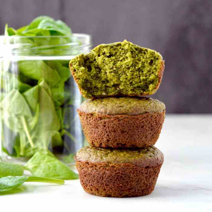 Spinach Banana Muffins