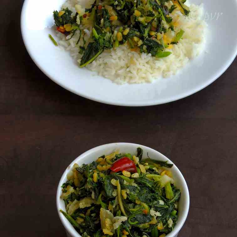 Amaranth Leaves Stirfry