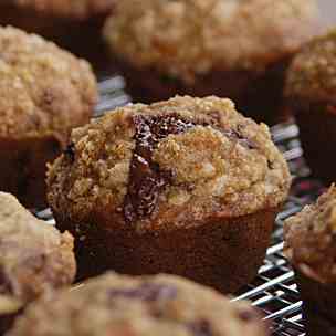 Banana Chocolate-Chunk Muffins