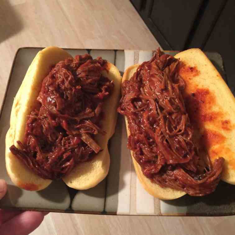 Pulled Brisket Sandwich