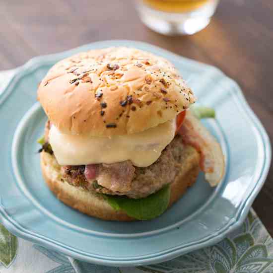 Hot Brown Turkey Burger