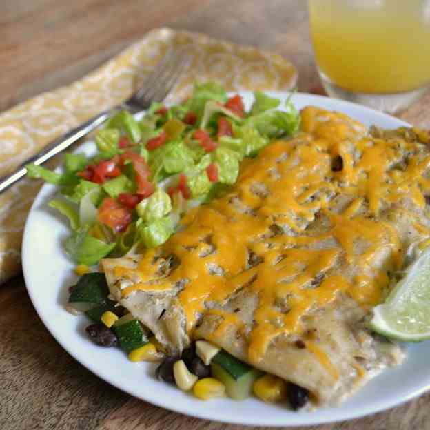 Harvest Veggie Enchiladas