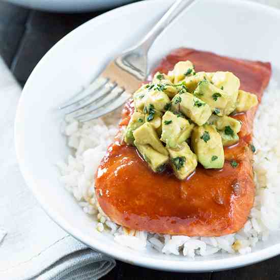 Sriracha Glazed Salmon