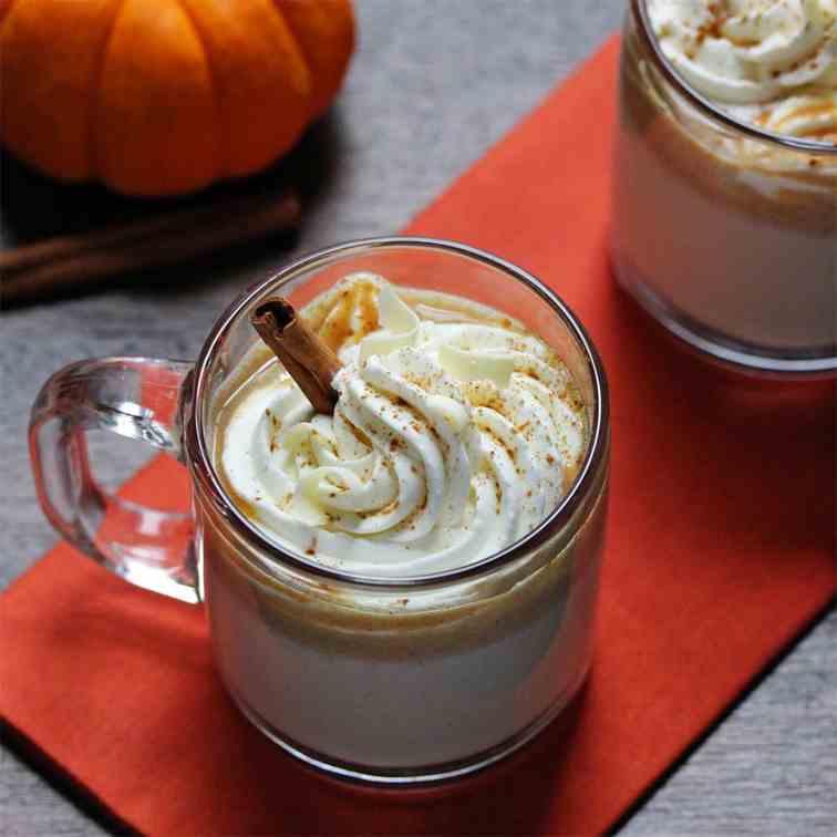 Pumpkin Spice Hot White Chocolate