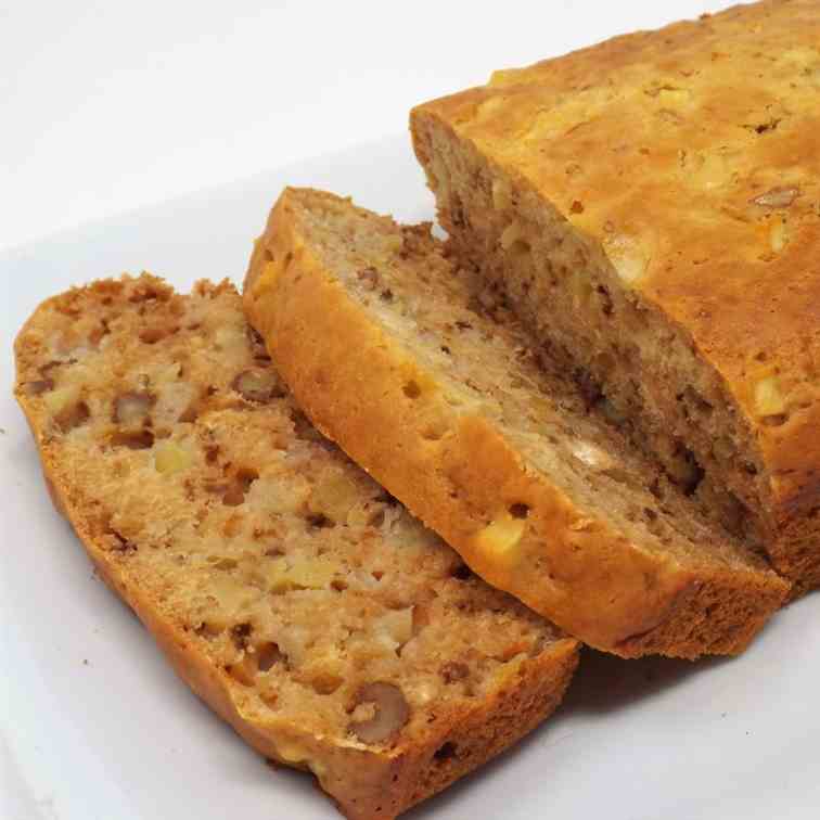 Apple Walnut Quick Bread