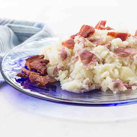 Fork Smashed Red Potatoes
