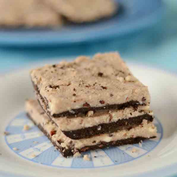 No Bake Brownie Cookie Dough Bars