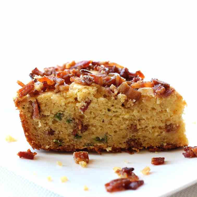 Candied Bacon Cornbread