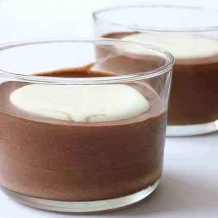 Chocolate and Vanilla Mousse