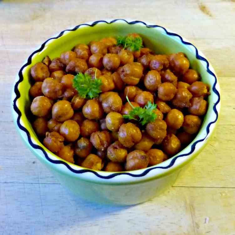 Spicy Roasted Chick-Peas