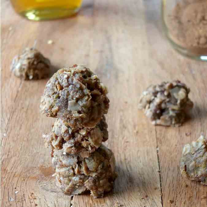 Carob-Coconut No-Bake Cookies