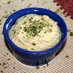 Chive and Black Pepper Humus