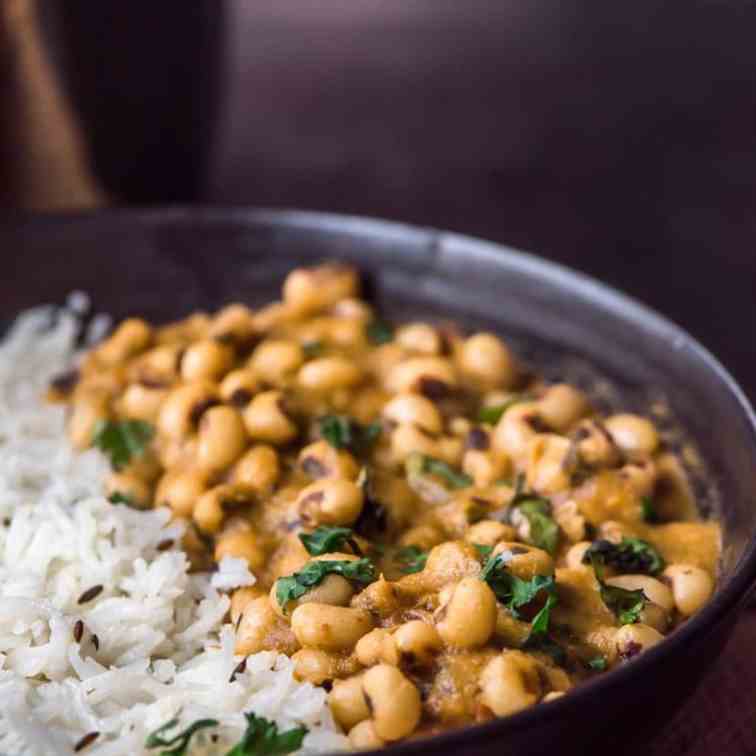 Black Eyed Peas Curry 