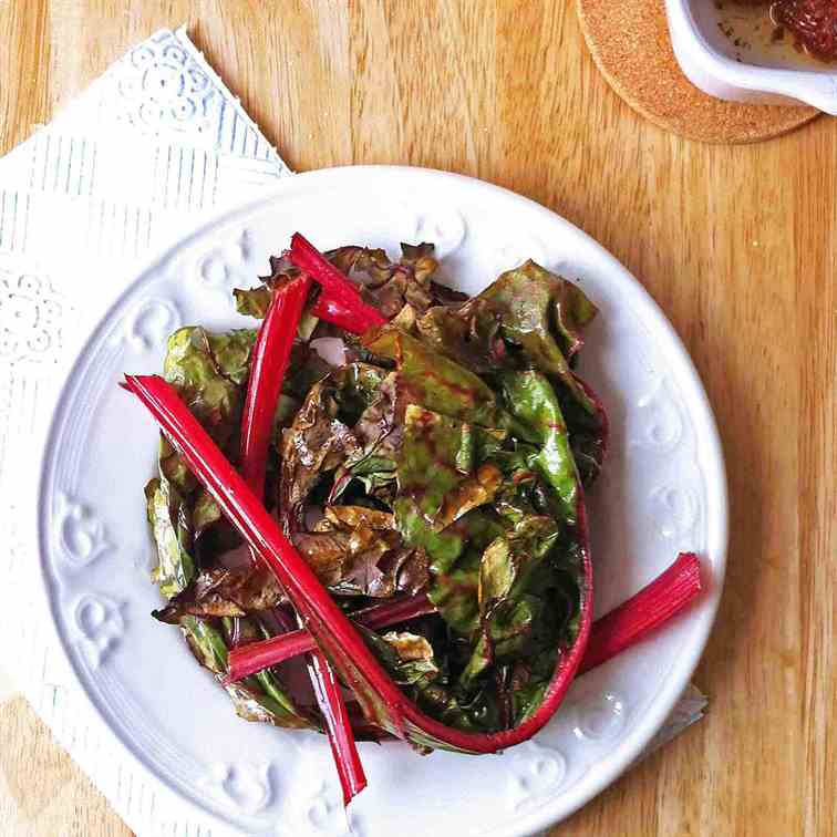 Roasted Ruby Chard