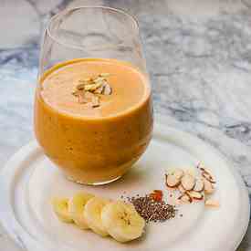 Pumpkin Banana Vanilla Smoothie