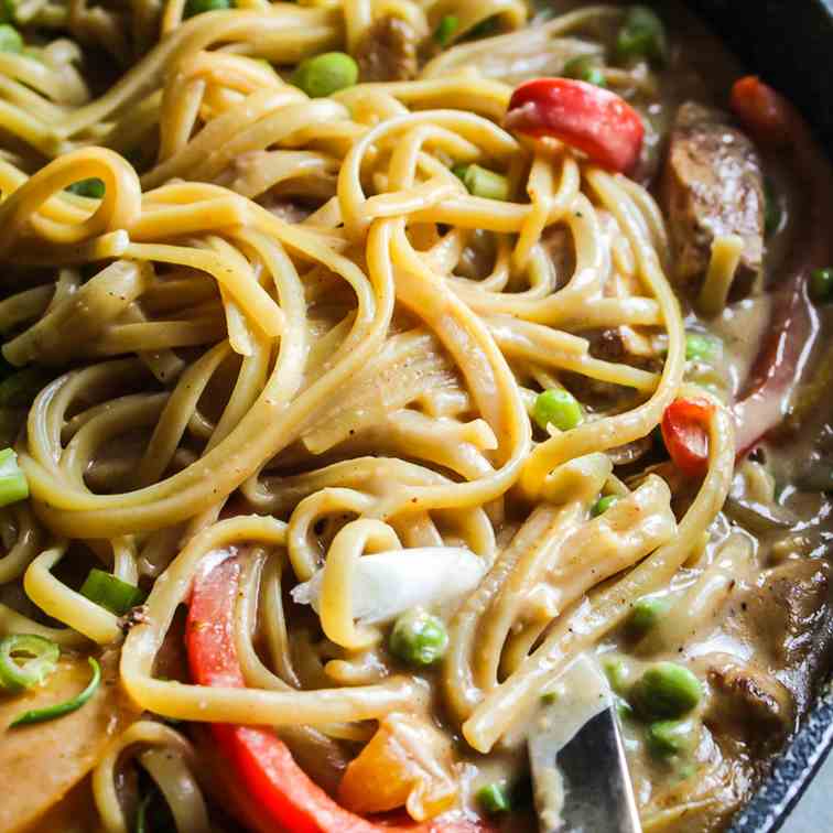 Creamy Southwest Pasta with Spicy Chicken