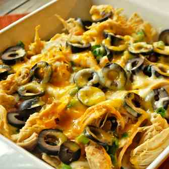 Shredded Chicken Nachos