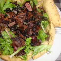 Steak Salad Tostada