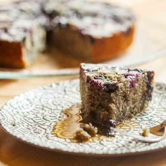 Blueberry Cornmeal Cake