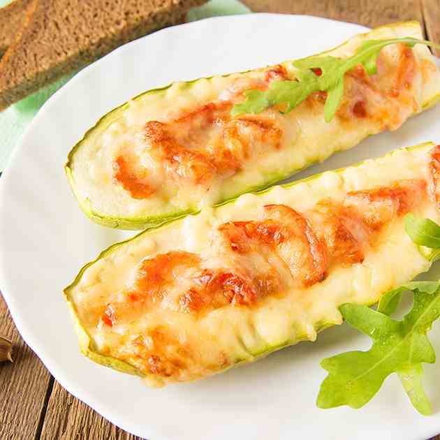 Stuffed zucchini