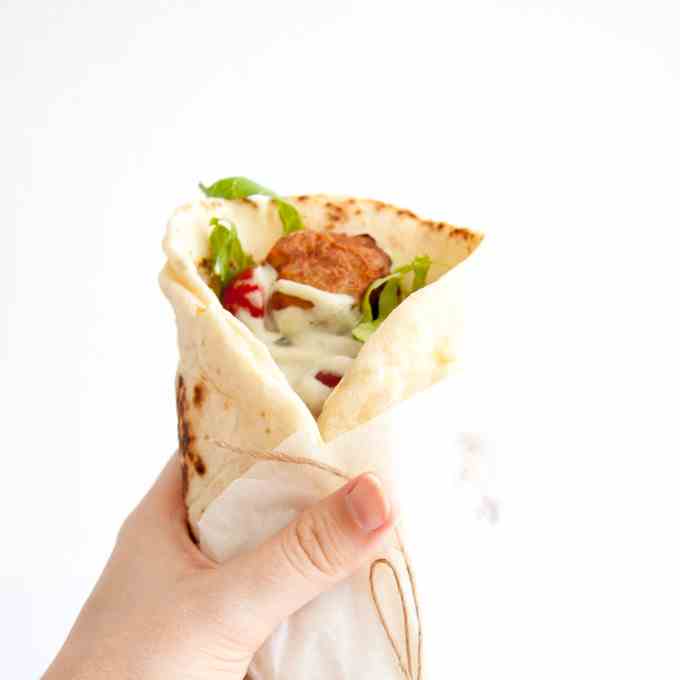 Tandoori Cauliflower Wrap