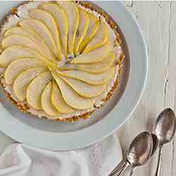 pear and yogurt tart