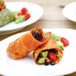 Vegan Black Bean Burritos