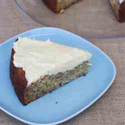 Banana Cake with cream cheese icing