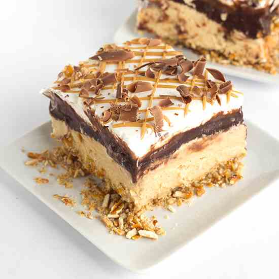 Chocolate Peanut Butter Layer Dessert