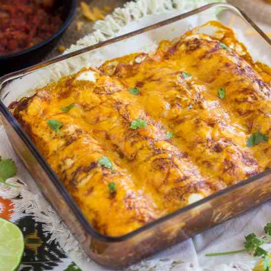 Healthy Chicken Enchiladas