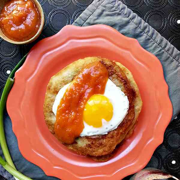 Taiwanese radish egg pancake