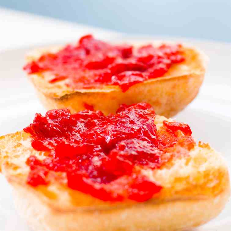 Honey Vanilla Strawberry Jam-