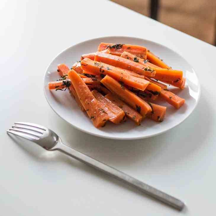 AIP Honey Mint Roasted Carrots Recipe